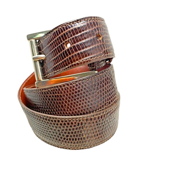 Jose‎ Luis Genuine Snakeskin Belt Italian Buckle Made in the USA - Picture 1 of 11